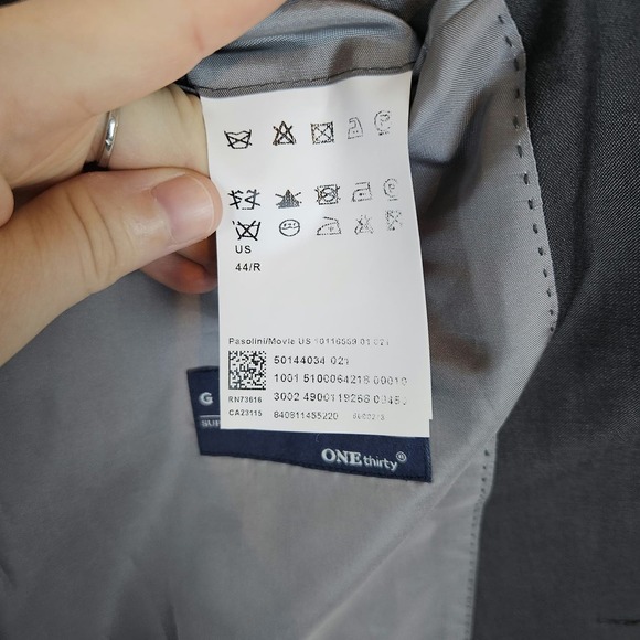 Hugo Boss guabello 130's blazer, Charcoal, size 44/R‎ - Picture 4 of 6